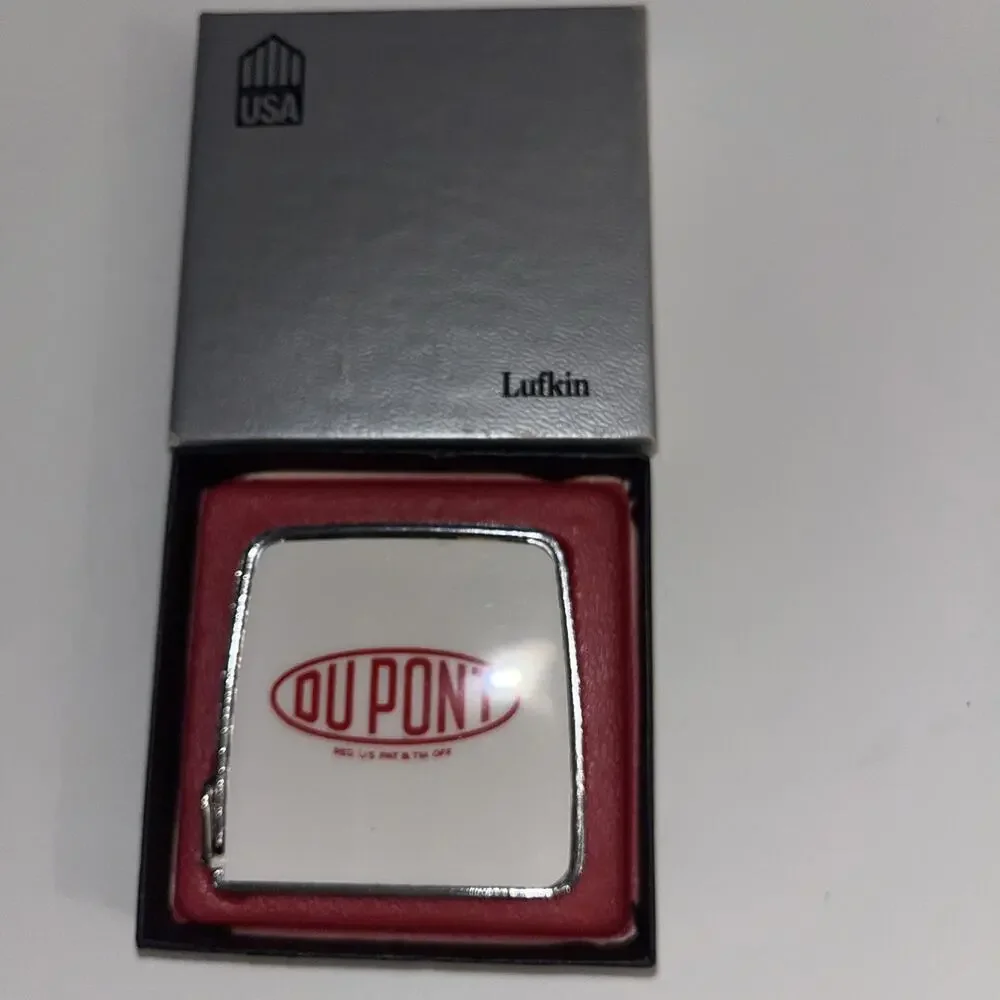 Vintage Lufkin-Dupont- 6 Ft Measuring Tape With Box (J1)